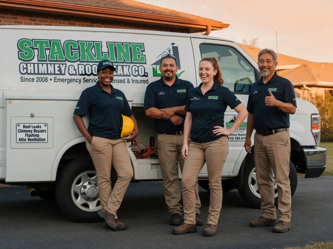 Chimney flashing repair company in Red Rock, TX